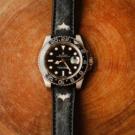 rolex batman on strap